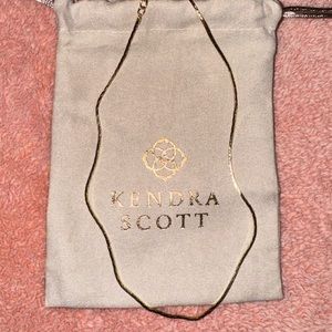 KENDRA SCOTT gold chain necklace